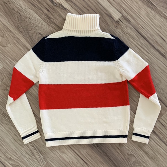 NWT Perfect moment frostine ski sweater in red/Snow White/navy - Picture 7 of 11